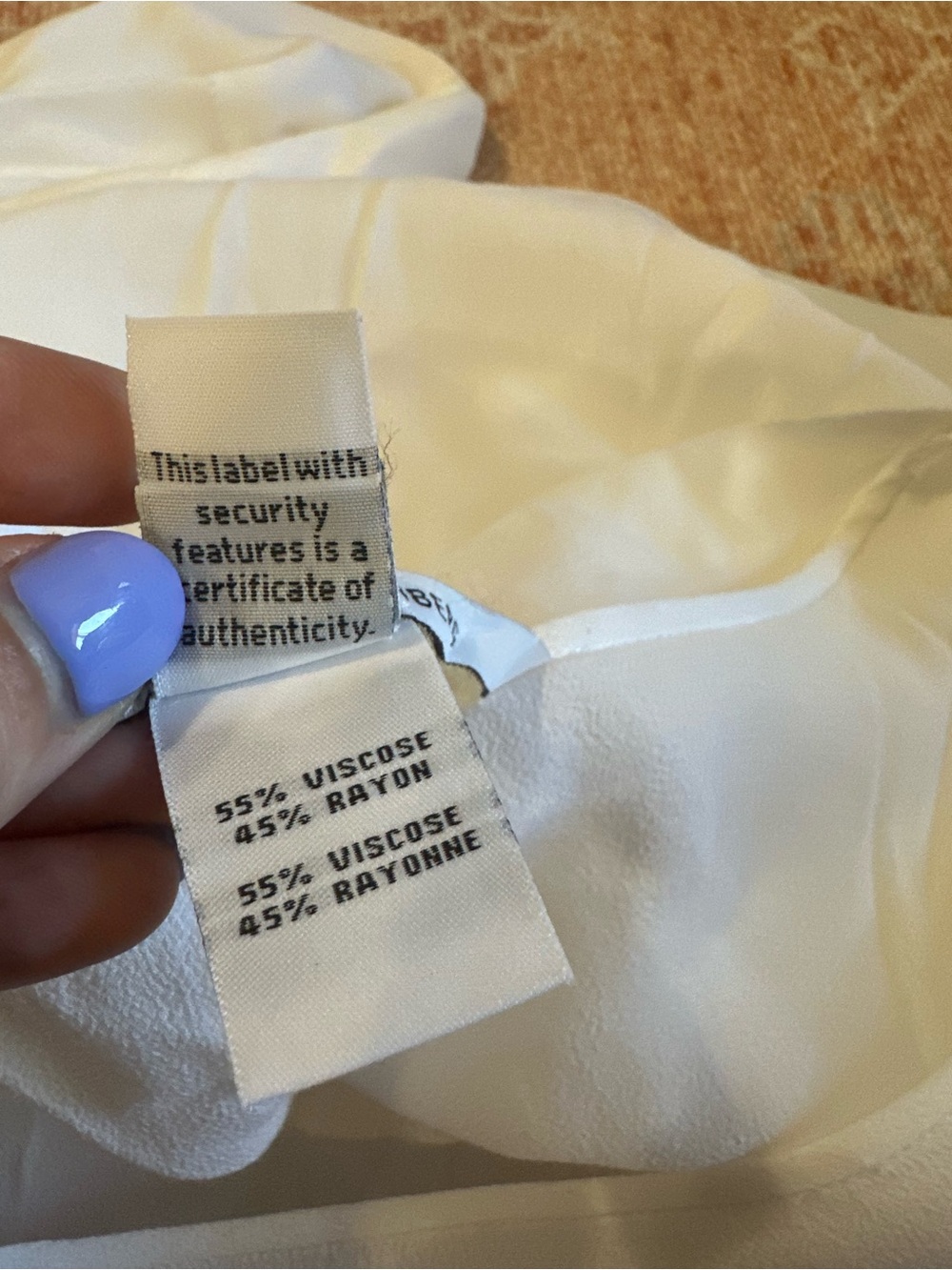 Diane von Furstenberg $198 NEW HANKY Oversized Crepe Blouse Top White M/L - Picture 6 of 9